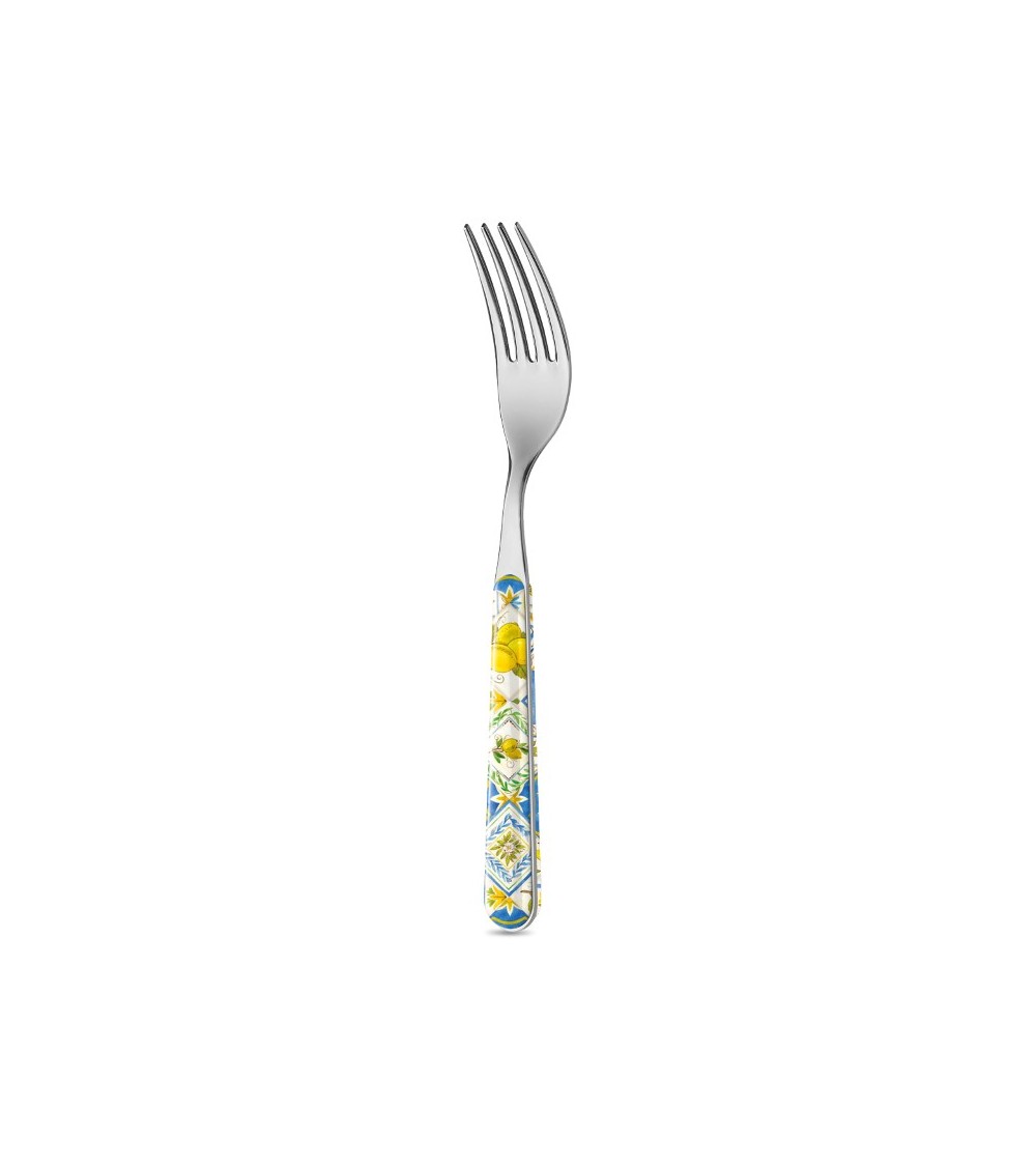 Forchetta - Maiolica Sicilia - Neva Posateria Creativa - 