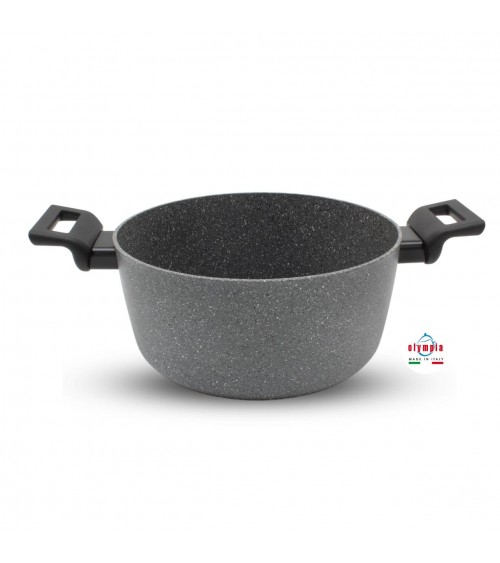 Rocher Plus -Speicher Aluminium CM 24 Zwei Griffe - Olympia -