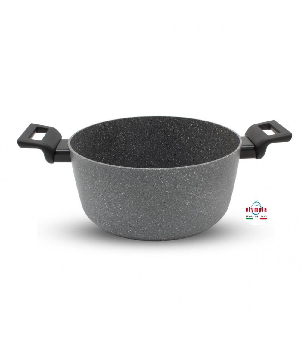Rocher Plus -Speicher Aluminium CM 24 Zwei Griffe - Olympia -