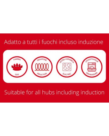 Olympia Ø16 cm Saucepan – Non-Stick for All Burners -  - 8032628663710