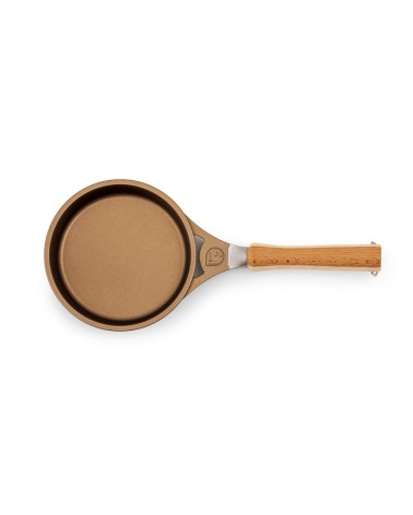 Padella antiaderente in alluminio - Colore Bronzo - Lucchetti - 