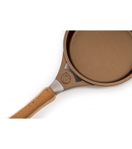 Padella antiaderente in alluminio - Colore Bronzo - Lucchetti - 