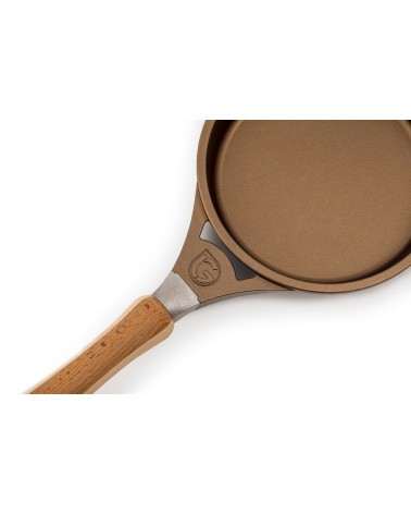 Nicht -Stick -Aluminium -Pfanne - Bronzefarbe - Vorhängeschloss -