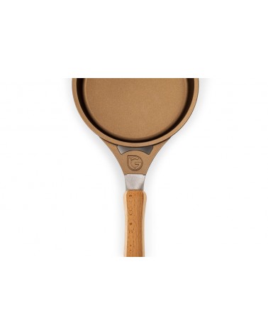 Padella antiaderente in alluminio - Colore Bronzo - Lucchetti - 