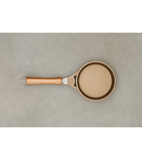 Padella antiaderente in alluminio - Colore Bronzo - Lucchetti - 