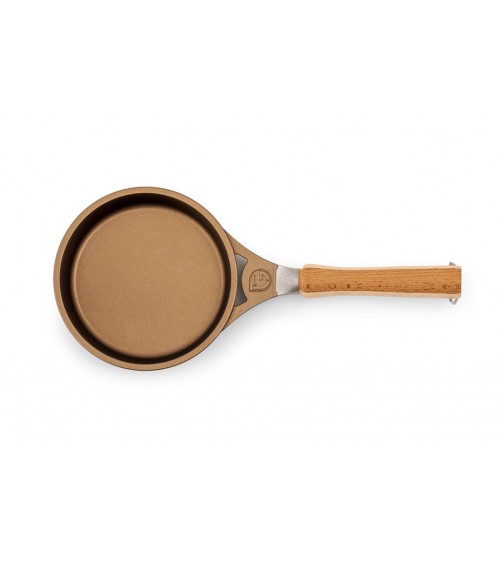 Padella antiaderente in alluminio - Colore Bronzo - Lucchetti - 