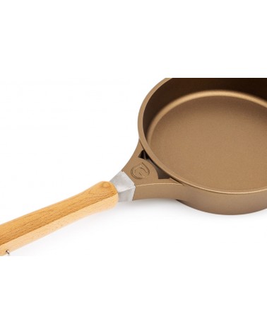 Nicht -Stick -Aluminium -Pfanne - Bronzefarbe - Vorhängeschloss -
