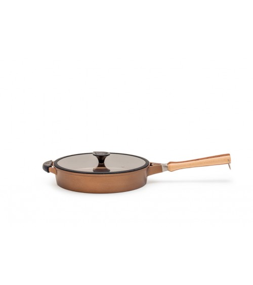 Non -stick aluminum pan - bronze color - Padlocks -