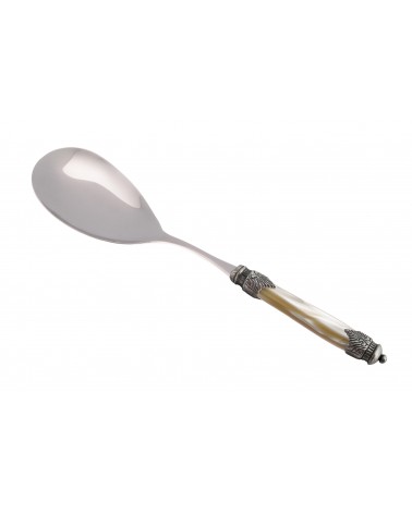Arianna Rice Spoon - Mother of Pearl Colored Cutlery - Rivadossi Sandro -