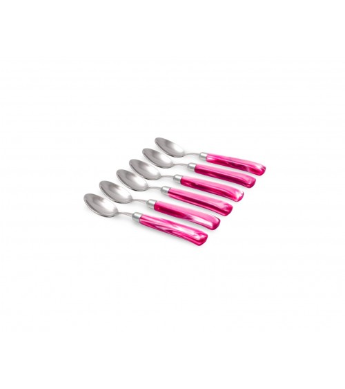Rivadossi Sandro: Giada Spoon Caffe'- Couvertures modernes - Couleur rose