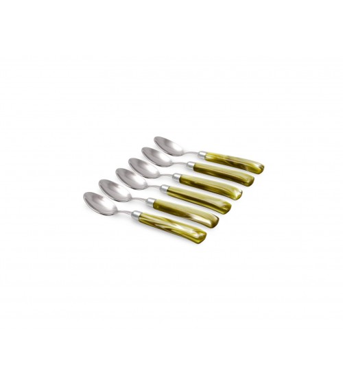 Rivadossi Sandro: Giada Spoon Caffe'- Couvertures modernes - Couleur vert olive