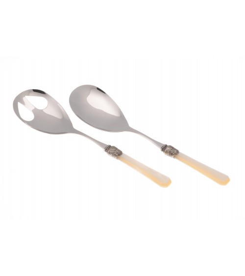 Rivadossi Sandro - Penelope set 2pz salad cutlery - mother of pearl stainless steel -