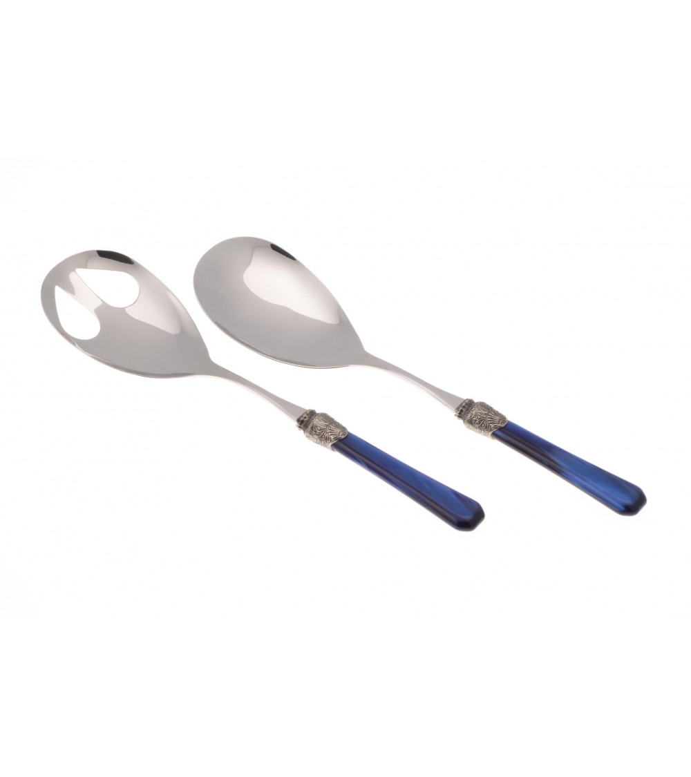 Rivadossi Sandro - Penelope Set 2PZ -Salat Besteck - Mutter von Perle Edelstahl -