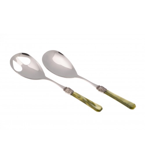 Rivadossi Sandro - Penelope set 2pz salad cutlery - mother of pearl stainless steel -