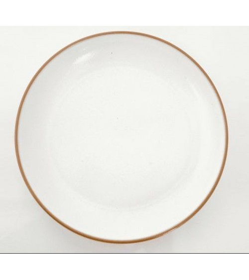 Altea farbige Böden in Steinzeug 23,50 cm - Made in Italien - weiße glänzende Milch