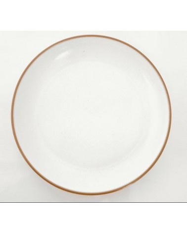 Altea farbige Böden in Steinzeug 23,50 cm - Made in Italien - weiße glänzende Milch