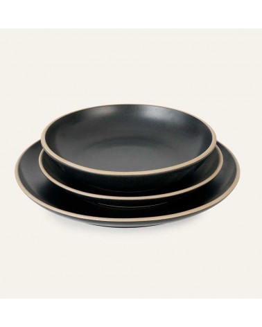Altea colored floors in stoneware 23.5 cm - made in Italy -