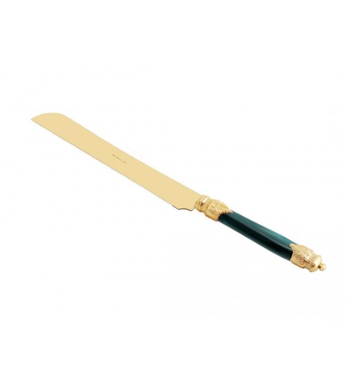 Arianna Oro Cake Knife par Rivadossi Sandro - Fabriqué en Italie -