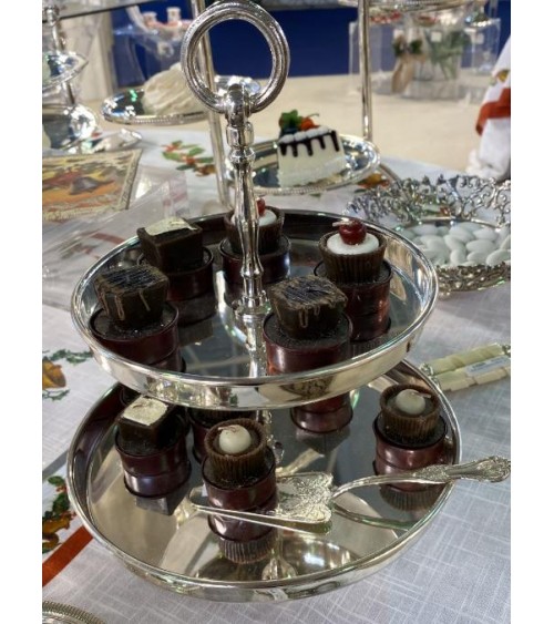 2 étages élevés à Sheffield Silver | Fabriqué en élégance italienne pour chaque occasion -