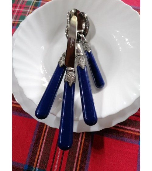 经典彩色餐具套装 Rivadossi Sandro – 48 件优雅别致的餐具 100% 意大利制造 -