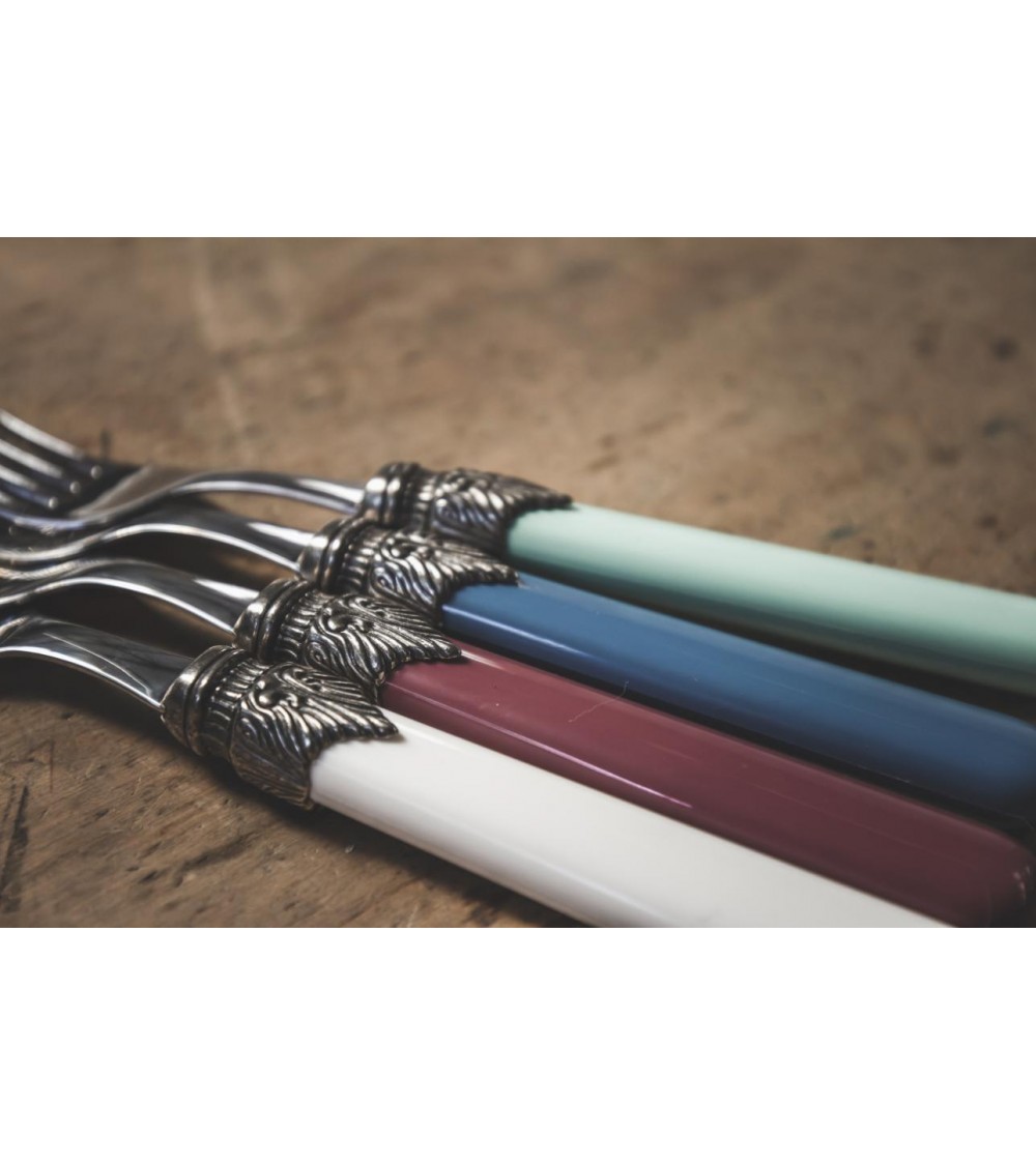 经典彩色餐具套装 Rivadossi Sandro – 48 件优雅别致的餐具 100% 意大利制造 -