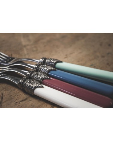 经典彩色餐具套装 Rivadossi Sandro – 48 件优雅别致的餐具 100% 意大利制造 -