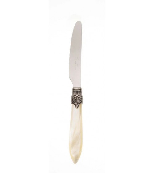 Coltello Frutta - Modello Laura - Rivadossi Sandro - Posate Colorate Effetto Madreperla - Made In Italy - 