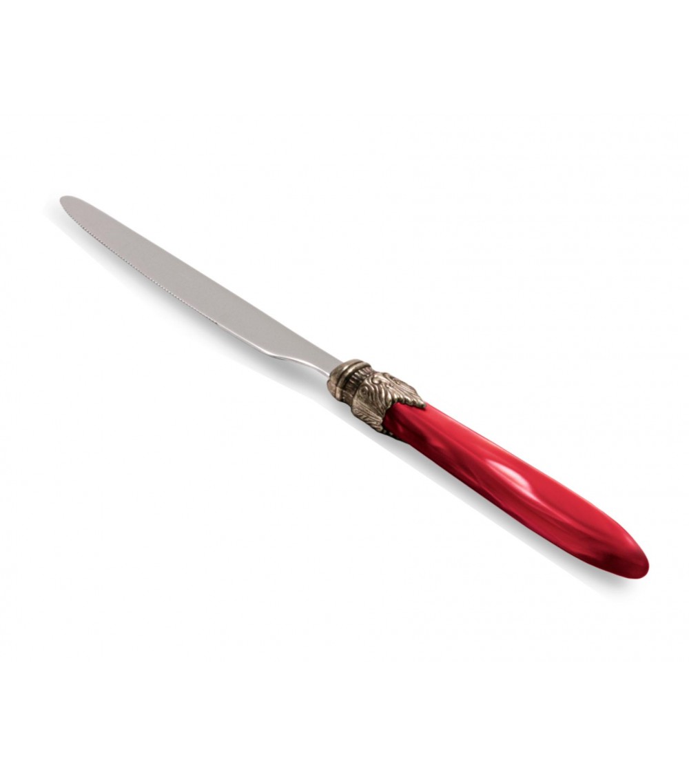 Coltello Frutta - Modello Laura - Rivadossi Sandro - Posate Colorate Effetto Madreperla - Made In Italy - 