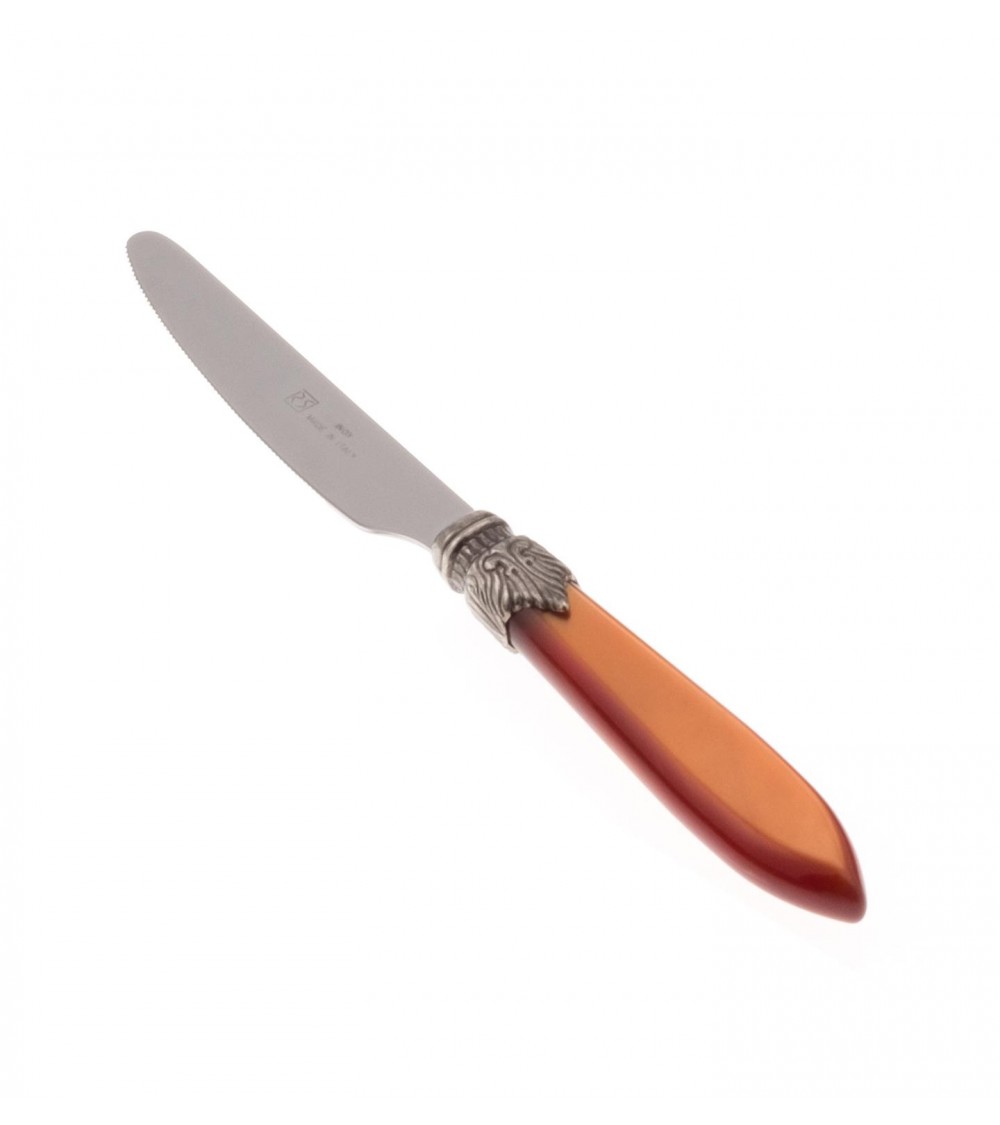 Coltello Frutta - Modello Laura - Rivadossi Sandro - Posate Colorate Effetto Madreperla - Made In Italy - 