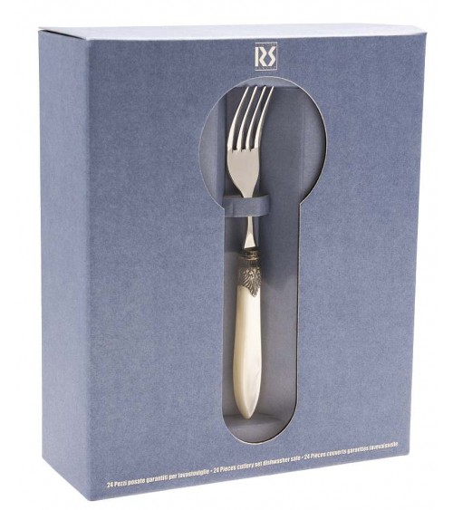 Couverts Pvd Or Rivadossi Sandro - Laura Set 24pcs Acier Inox - 
