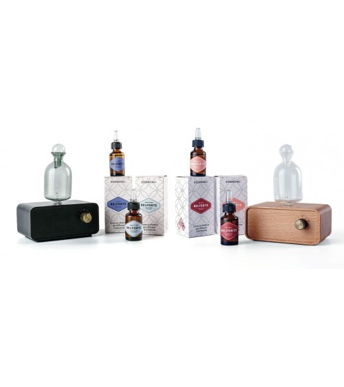 Diffusore Olii Essenziali Puri - Ampolla Retrò – Design Elegante e Diffusione Senza Acqua - 