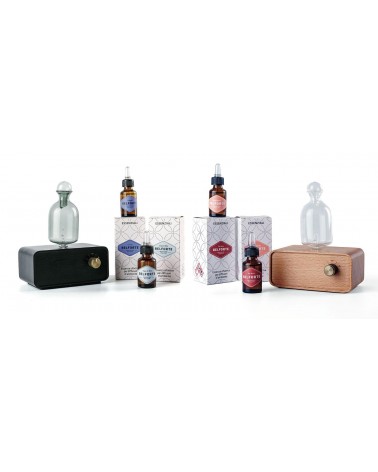 Puri essential oil diffuser - retro ampoule - elegant design and water without water -