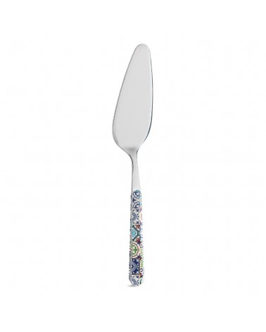 Pelle à gâteau en majolique méditerranéenne Neva Creative Cutlery - Acier inoxydable et manche coloré PBT -