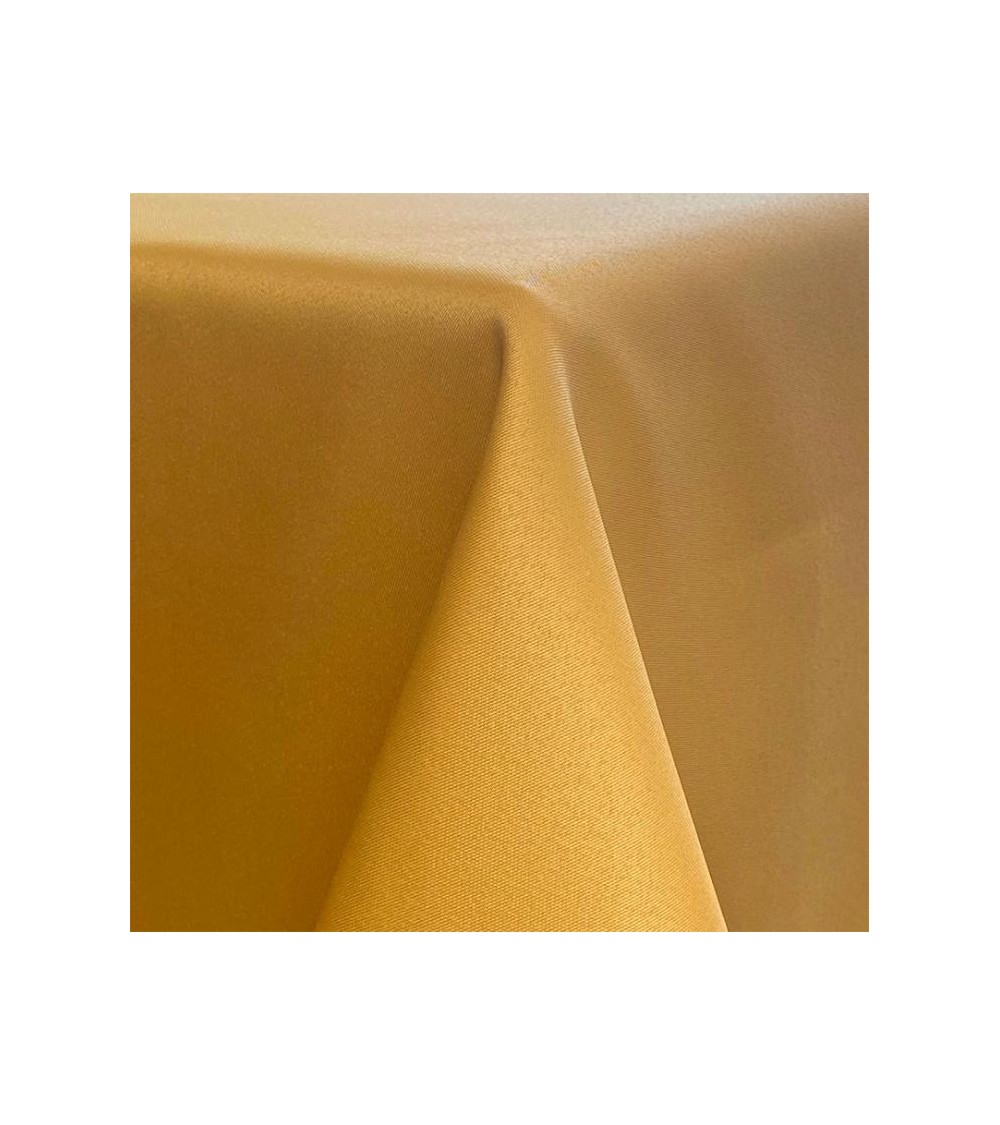Tovaglia Antimacchia e Antistiro Liscio | Tinta Unita Made in Italy | Modalyssa - oro