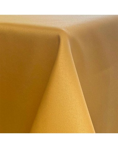 Tovaglia Antimacchia e Antistiro Liscio | Tinta Unita Made in Italy | Modalyssa - oro