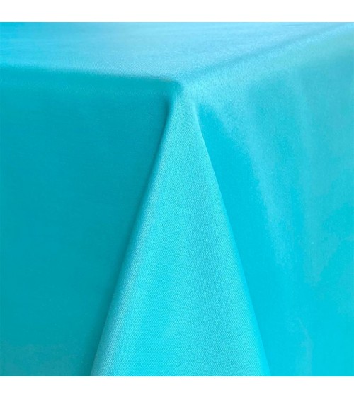 Tovaglia Antimacchia e Antistiro Liscio | Tinta Unita Made in Italy | Modalyssa - turchese