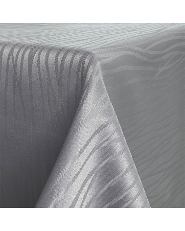 Nappe à motif français gris neutre -