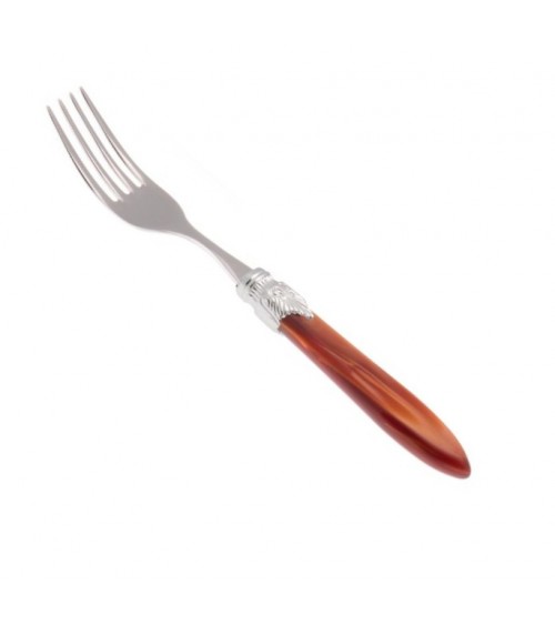 Table Fork Set 6 pcs Laura Silver Mother of Pearl Handle -  - 