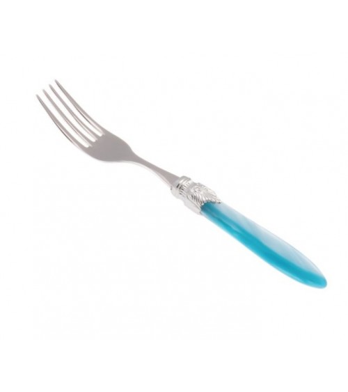 Table Fork Set 6 pcs Laura Silver Mother of Pearl Handle -  - 