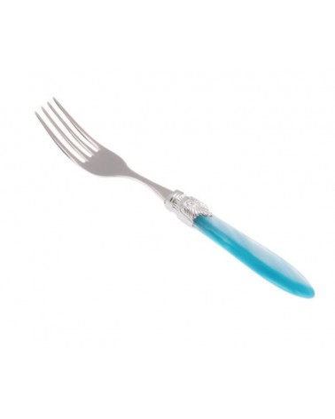 Table Fork Set 6 pcs Laura Silver Mother of Pearl Handle -  - 