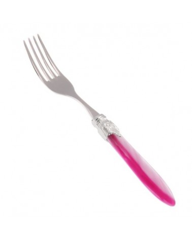 Table Fork Set 6 pcs Laura Silver Mother of Pearl Handle -  - 