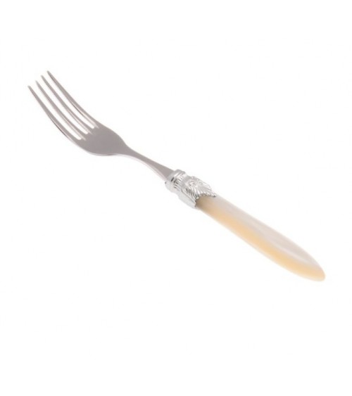 Table Fork Set 6 pcs Laura Silver Mother of Pearl Handle -  - 