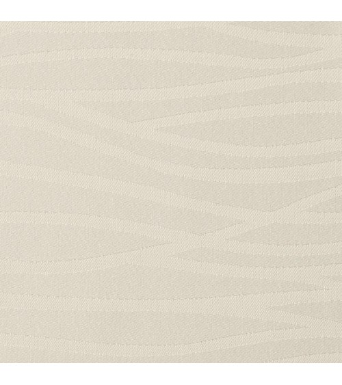 Elegante einfarbige Tischdecke – französisches Muster – elfenbeinfarben – hergestellt in Italien –