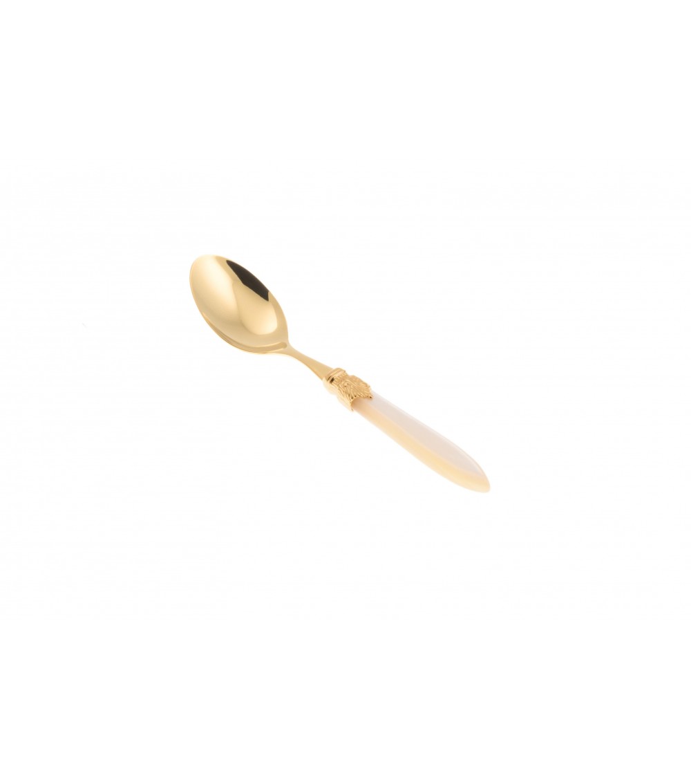 Laura Gold Suppenlöffel Rivadossi Sandro – Luxuriöses Besteck aus PVD-Gold, hergestellt in Italien – Modalysssa –