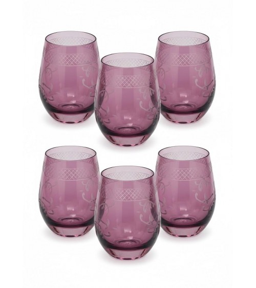 Set of 6 Rossi Tasting Glasses with Engraving -
