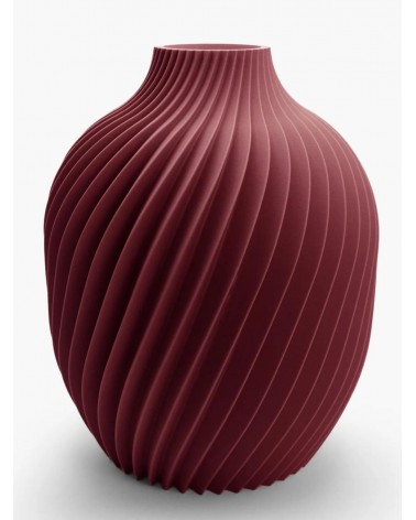 Vase par Design Kivan | Spirale en PLA et Verre – Yliaca -