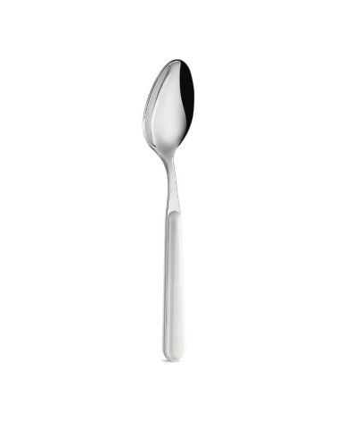 Cucchiaio Tavola Bistrot Bianco Neva in Acciaio Inox 18/10 – Made in Italy -