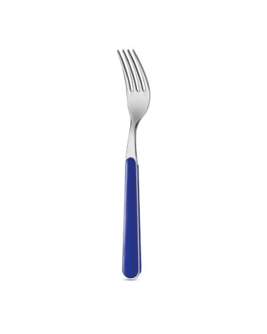 Bistrot Table Fork Neva – 18/10 Stainless Steel with Colored PBT Handle | Made in Italy -  - 
