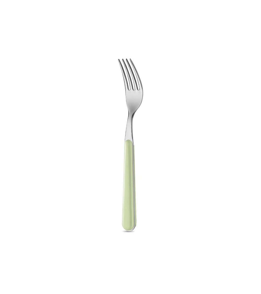 Bistrot Table Fork Neva – 18/10 Stainless Steel with Colored PBT Handle | Made in Italy -  - 