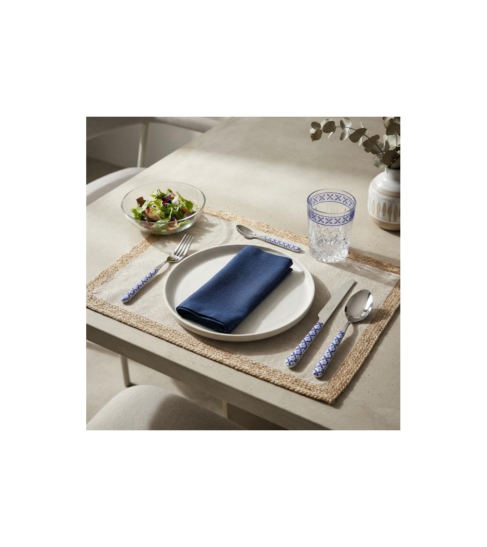 copy of Set 24 Pezzi Posate Moderne Optical Tortora e Rosa | Neva Posateria Creativa - 